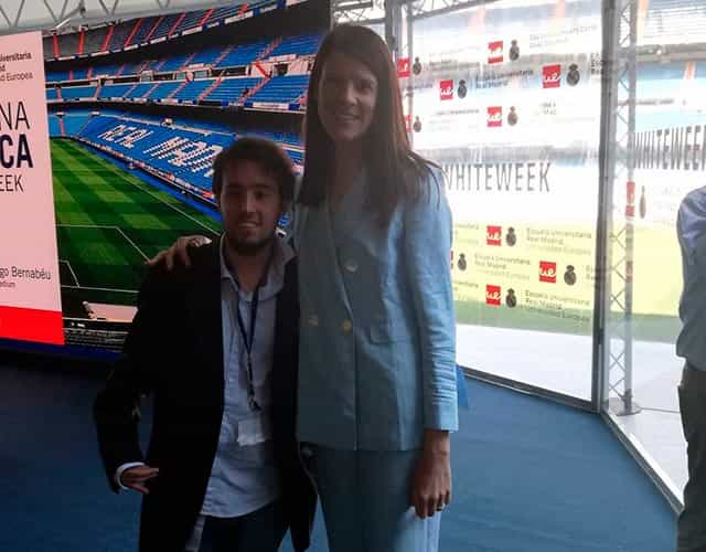 Ruth Beitia y Kike Cos.